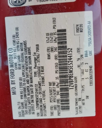 Ford Mustang cena 34900 przebieg: 110624, rok produkcji 2014 z Dobczyce małe 79
